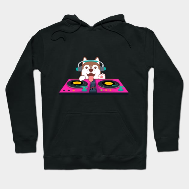 cute little dog dj Hoodie by Fresh aus